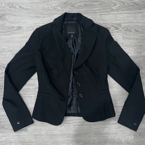 Black button down blazer